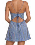 Cobalto Mini Dress