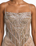 Pink Gold Mini Dress
