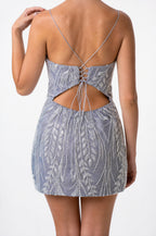 Silver Mini Dress