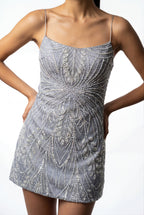 Silver Mini Dress