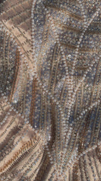 Pink Gold Mini Dress